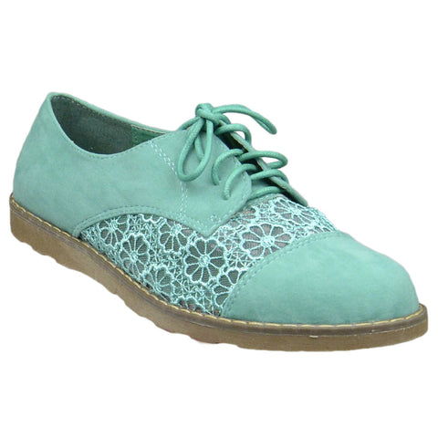 women's lace up oxford flats