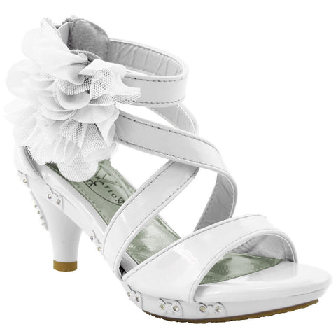 childrens white pumps