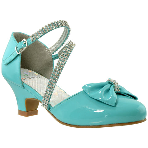 mint green girl dress shoes