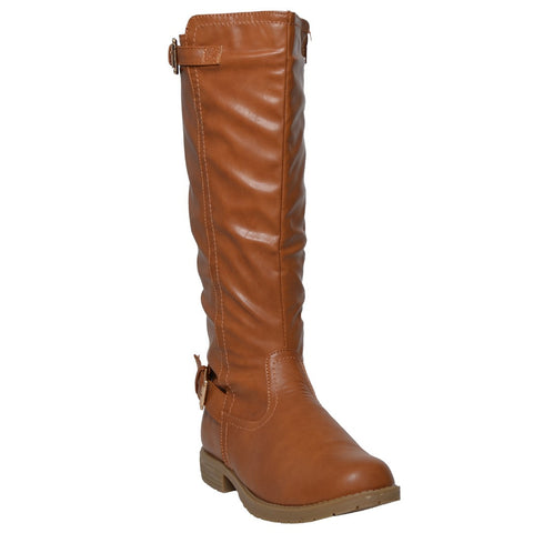 tan mid calf boots