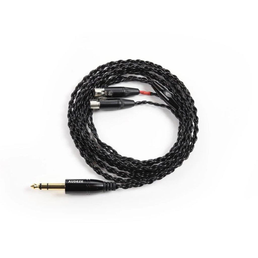 Audeze LCD single-ended 1/4" braided cable | Available on Headphones.com