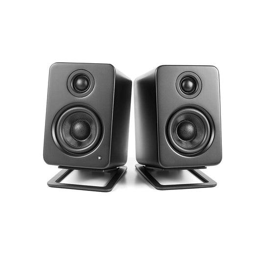 KANTO YU4 S4 Desk Stand Speaker Stands Gloss Black White DeskTop PAIR Tilt