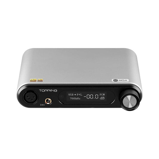  Cambridge Audio DacMagic 200M - MQA HiFi DAC and Headphone  Amplifier with Bluetooth - PC/MAC Support with USB Connection - Handle  Digital Files up to 24/768 or DSD512 - Lunar Grey 