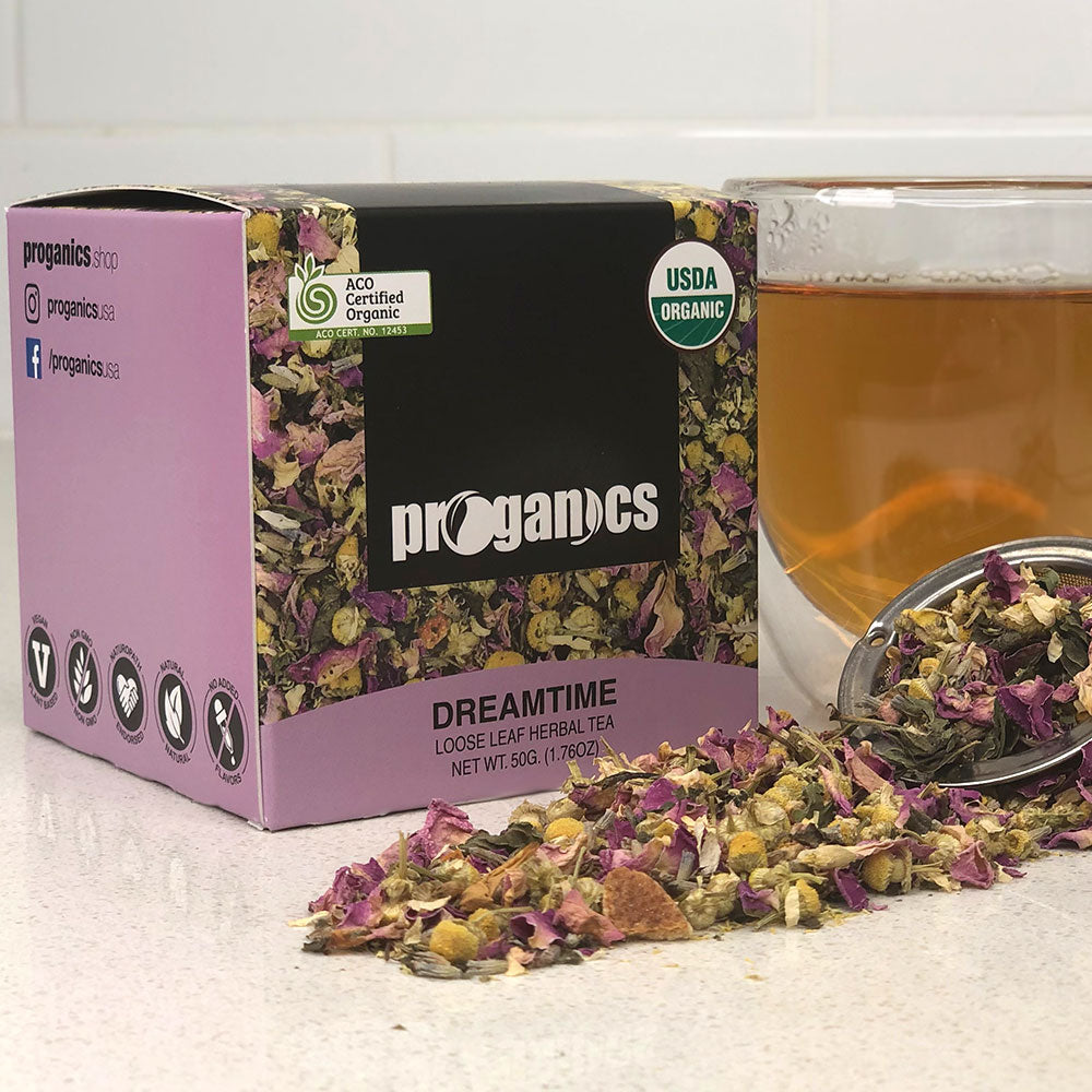 Proganics Organic Loose Leaf Herbal Tea Dreamtime