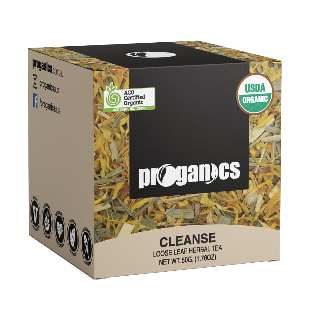 Proganics Organic Loose Leaf Herbal Tea Cleanse