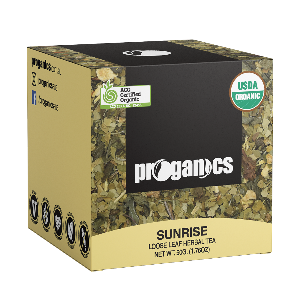 Proganics Organic Loose Leaf Herbal Tea Sunrise