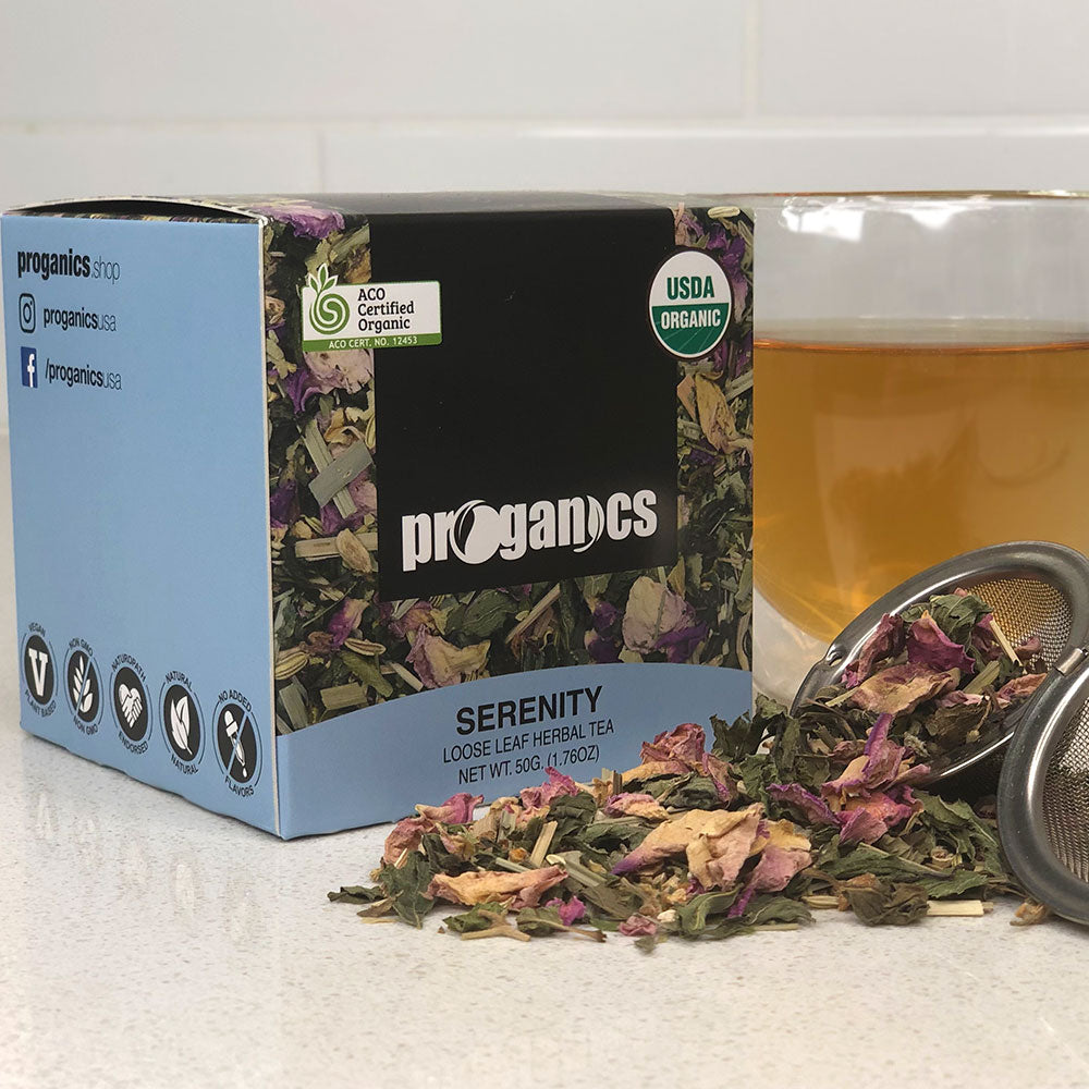 Proganics Organic Loose Leaf Herbal Tea Serenity