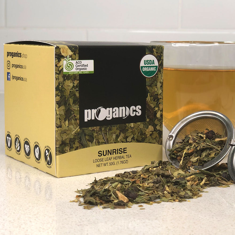 Proganics Organic Loose Leaf Herbal Tea Sunrise