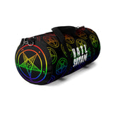 Rainbow Pentagram Baphomet Duffel Bag