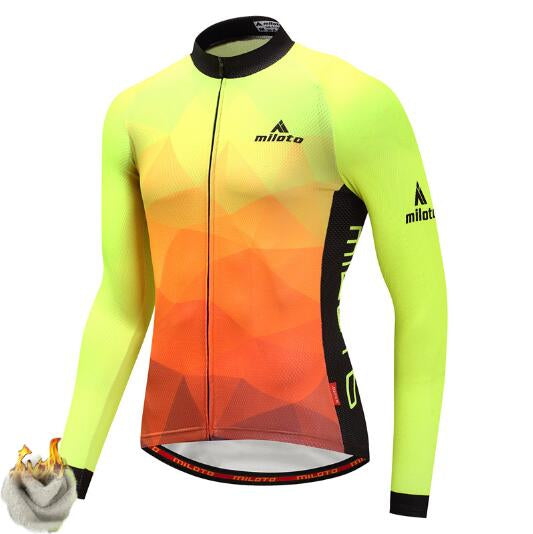 cycling fleece jersey