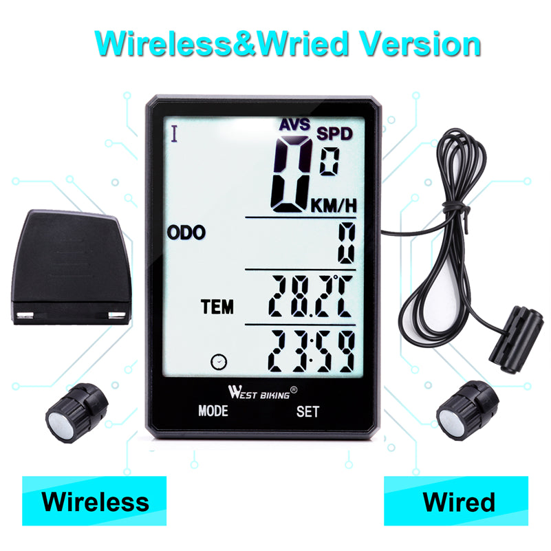 wired bicycle speedometer