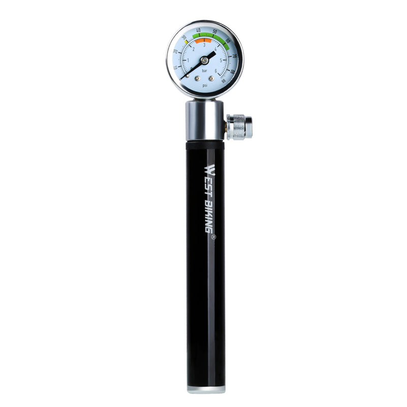 bicycle pump with pressure gauge