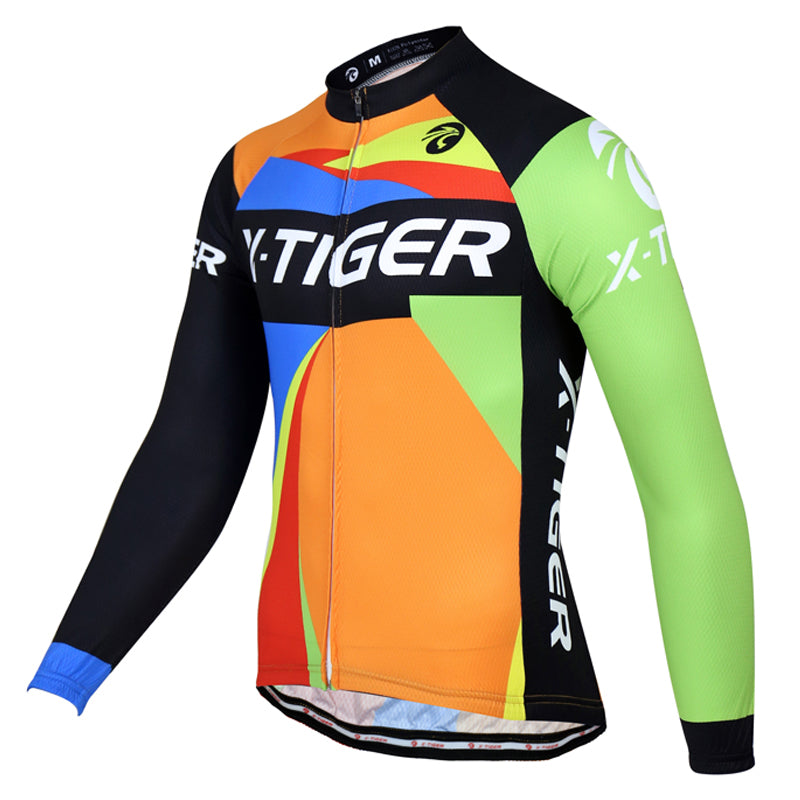 autumn cycling jersey