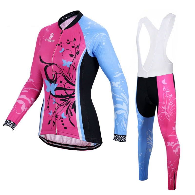 long sleeve womens cycling jersey