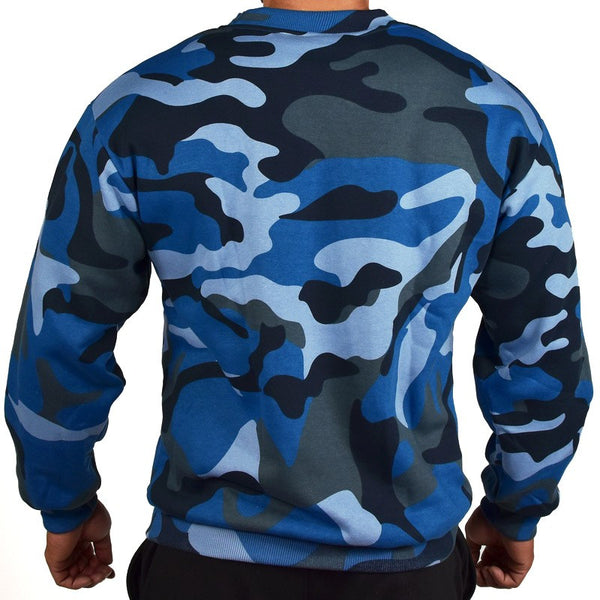 Ryderwear Camo Pullover Blue - Ludus Athleisure