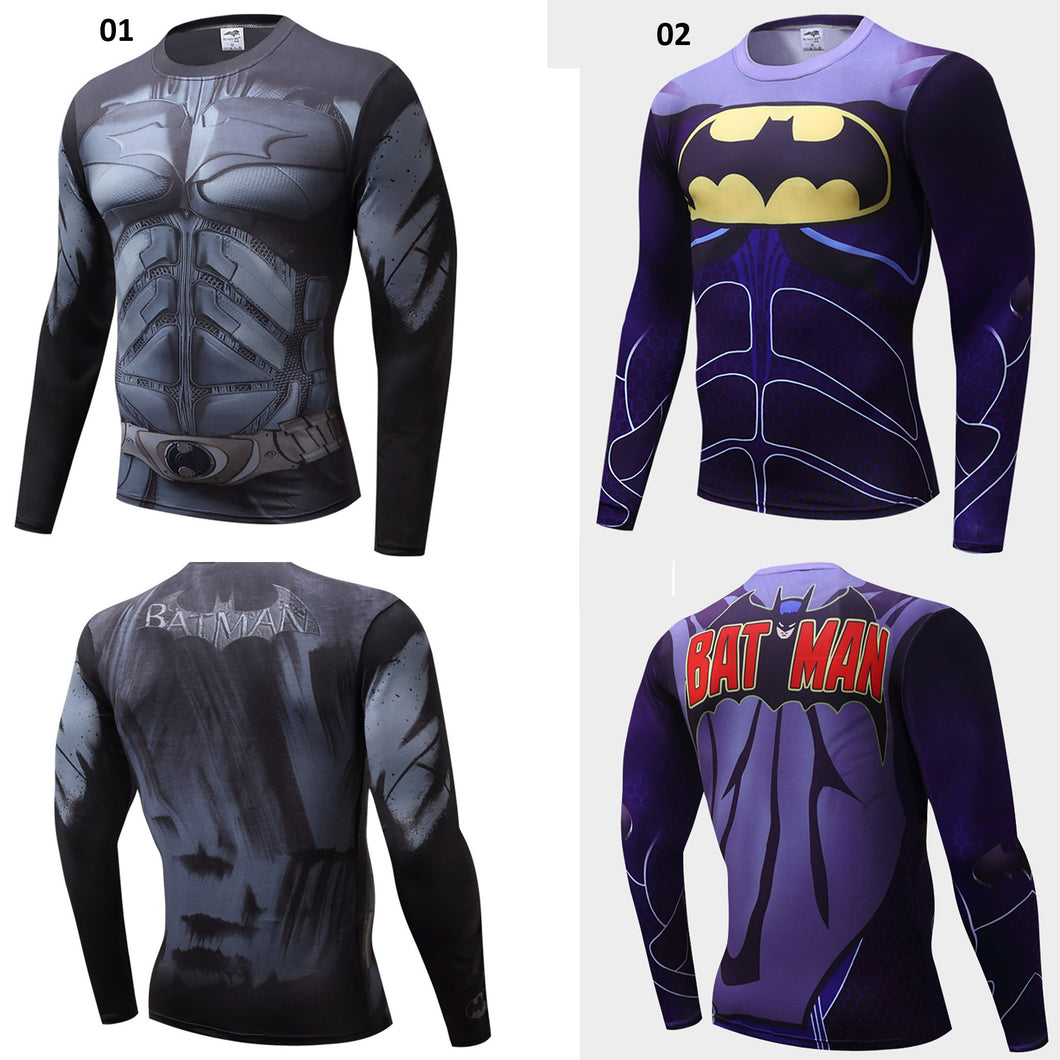 batman long sleeve compression shirt