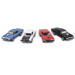 Fast Furious 7 Metal Dodge Charger Car Pull Back Miniature Cars 132 Scale 4 Colours