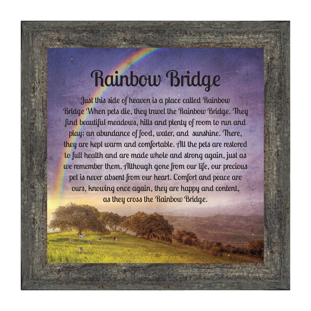 Download Unframed Print Rainbow Bridge Cat Memorial Pet Bereavement Gift Pet Portraits Art Collectibles