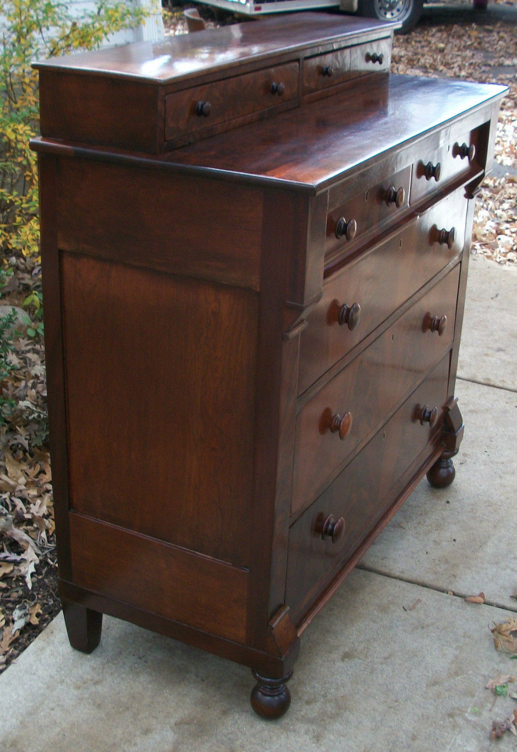 1825 Thomas Day Empire Ralph Lauren Style Crotch Mahogany Dresser