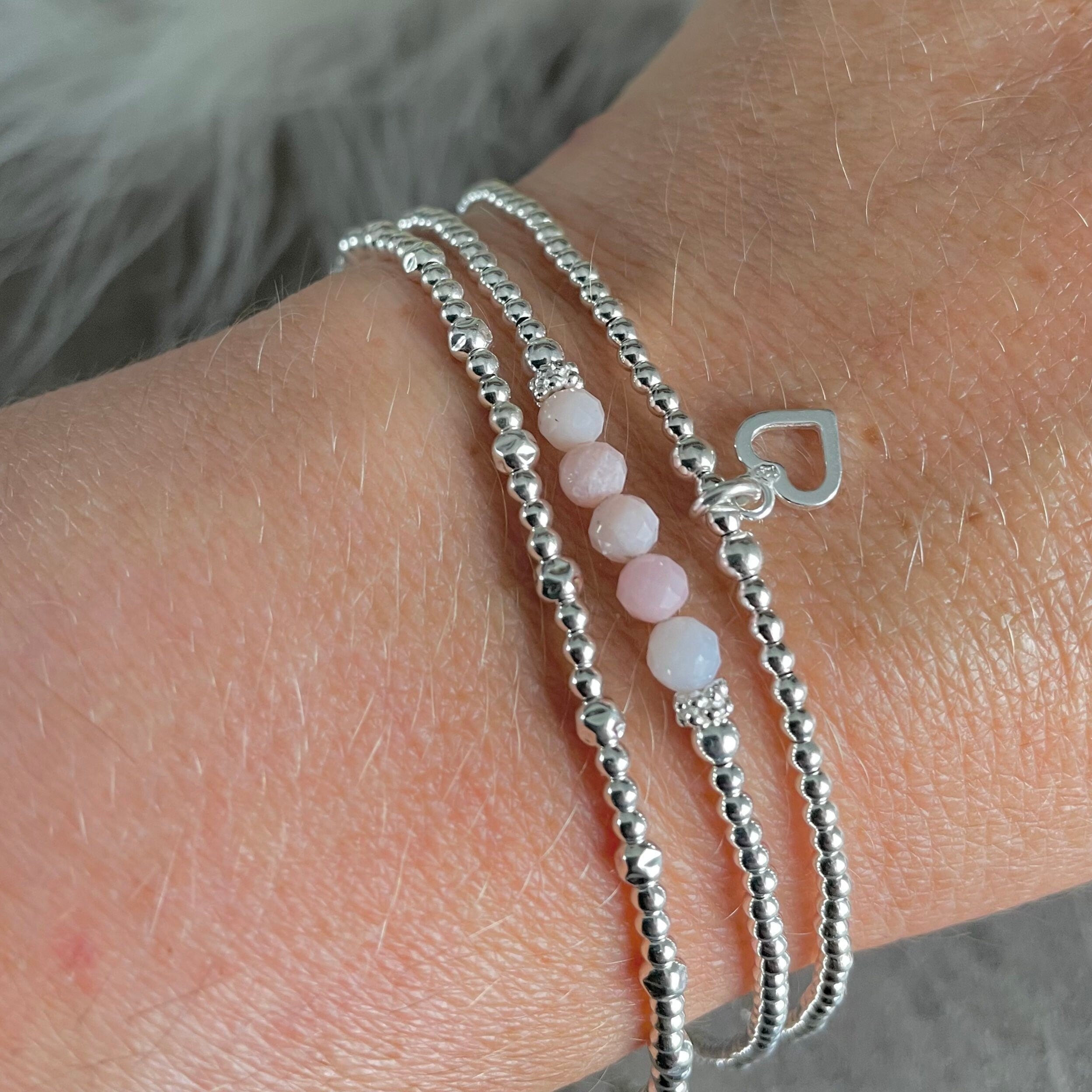 Pink Opal Bracelet – Crystal Tale