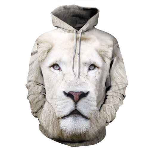 white lion hoodie