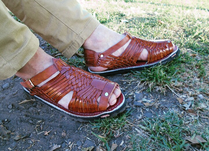 leather mexican huaraches