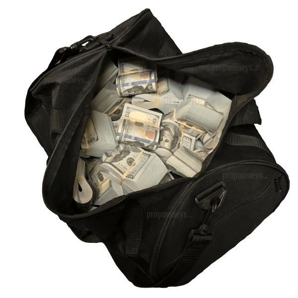 $500,000 New Series Full Print Aged Stacks Duffle Bag | PropMoney.com