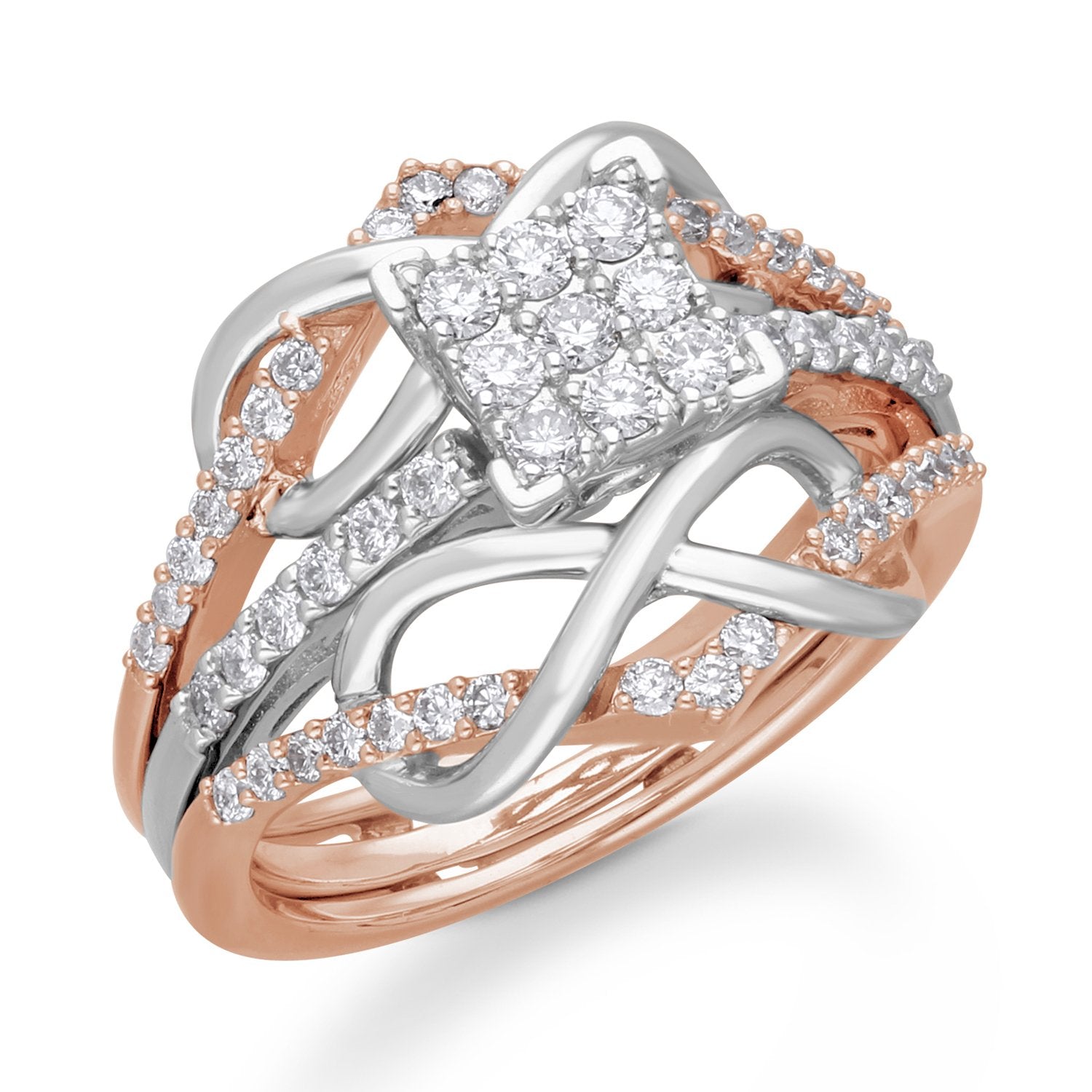 White Gold Sapphire & Diamond Legendary Ring – KALLATI