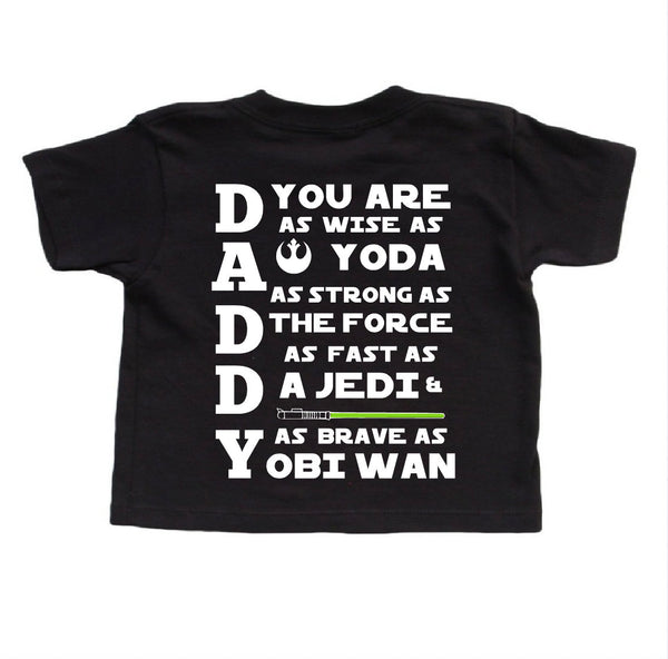 star wars dad and baby shirts