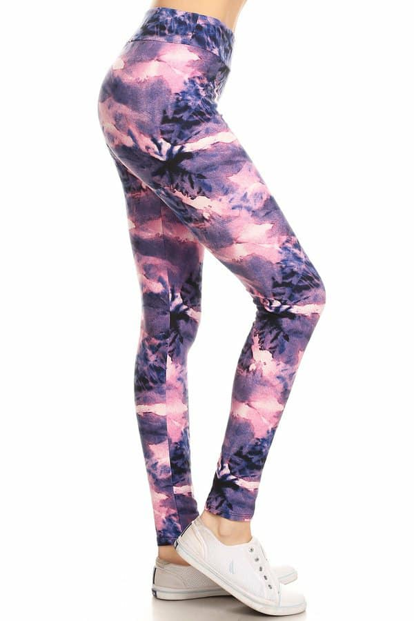 tie dye yoga leggings