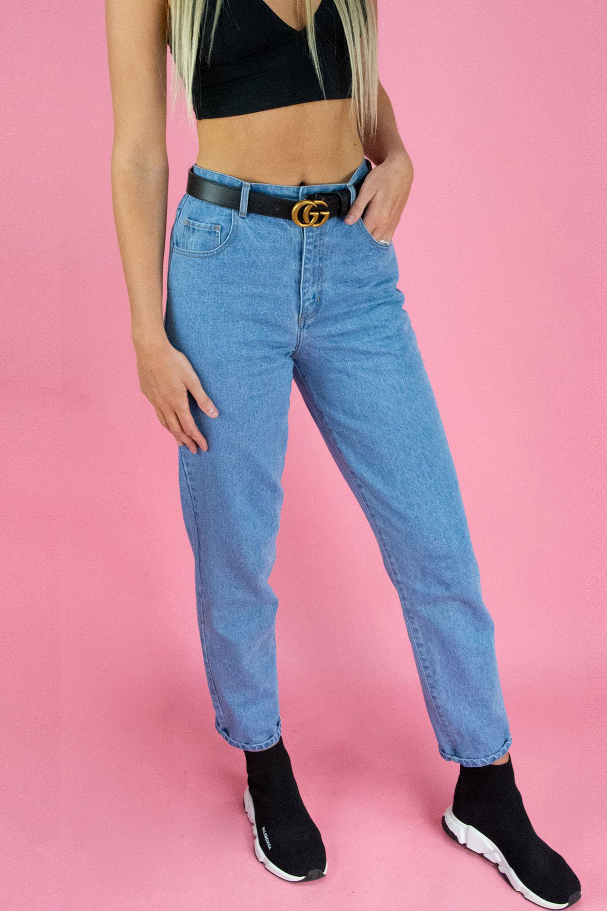 Tall Basics Classic High Rise Mom Jeans