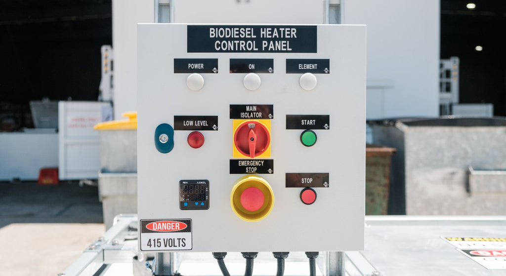 GO x Green Power Solutions Self Bunded Biodiesel Tank Control Board & Panel