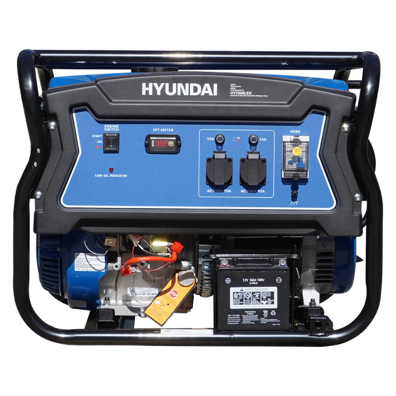 Hyundai HY7000LEK 6.8kVA Portable Generator - GO Industrial product image