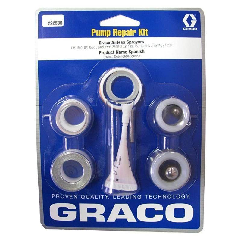 Graco Spare Parts Airless Sprayer Pump Repair Kit 222588 GO Industrial