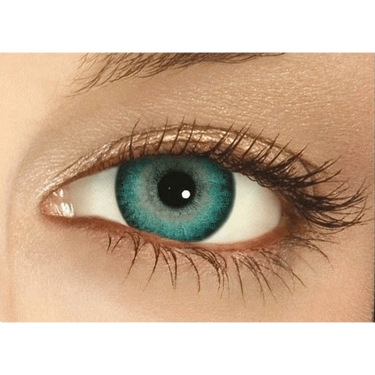 Natural 3 Tone Turquoise Contact Lenses - Change My Eye ...