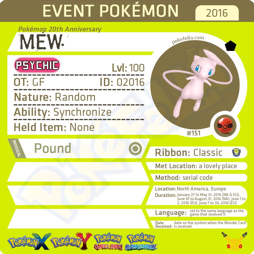 pokemon omega ruby get mew