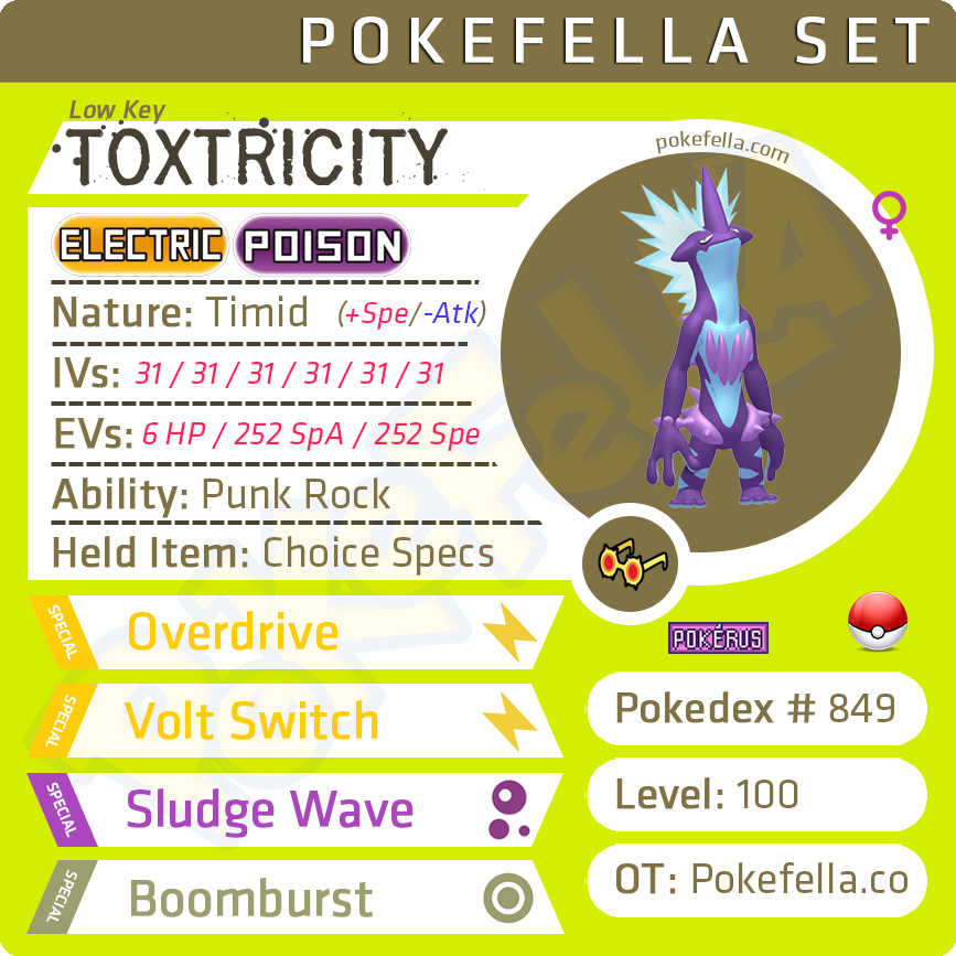 Toxtricity Amped Low Key Competitive 6ivs Level 100 Online Pkfl Digital Services