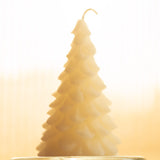 Beeswax Candle - Yule Tree (Pearl)