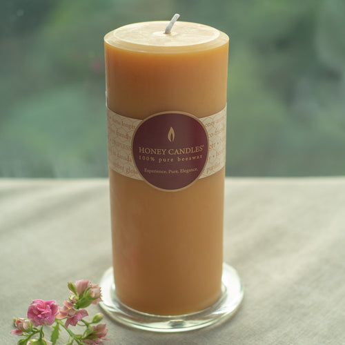  INDIGENOUS HONEY Beeswax Candles Pillar Pure Handmade