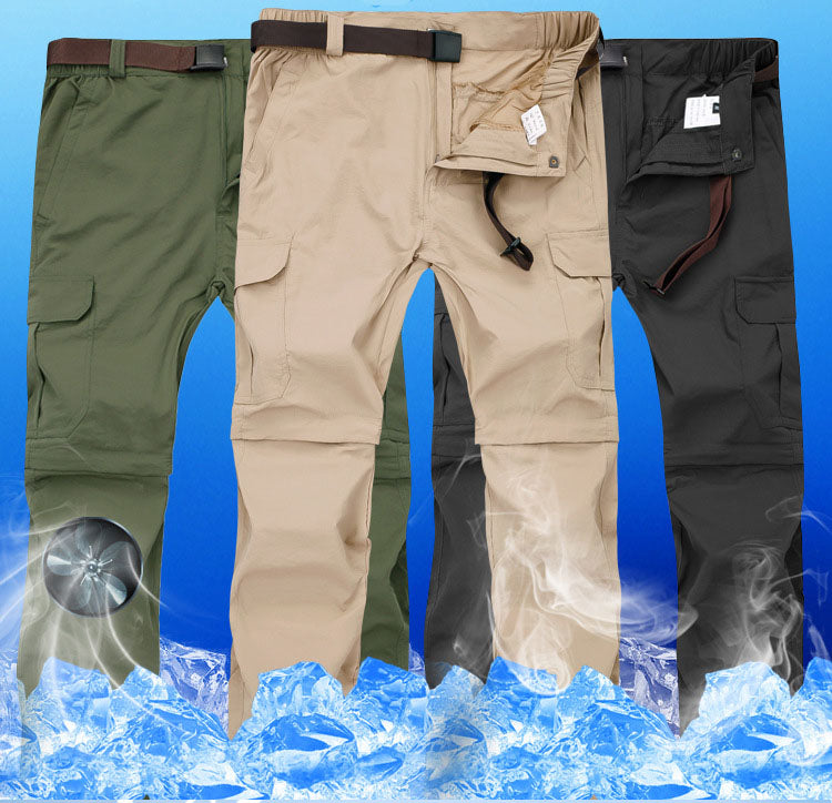 CAMOFOXIN Men Convertible Walking Pants with Belt Outdoor Quick Dry  Mountain Hiking Trousers Khaki 38W X 32L Khaki price in UAE  Amazon  UAE  kanbkam