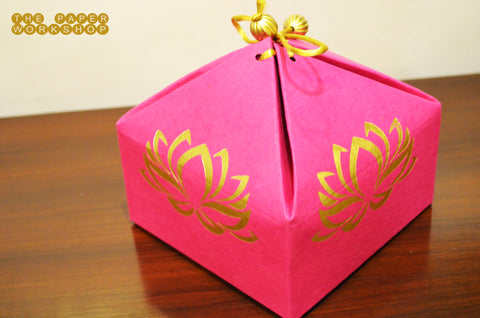 The Lotus Of Love Gift Box Set Of 10 Boxes The Paper Workshop