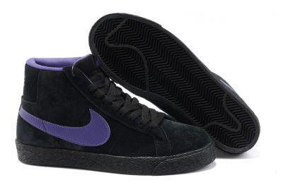 purple black nike