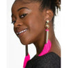 Swept Up Earrings (5 Colors) Earrings Fearless Accessories Hot Pink