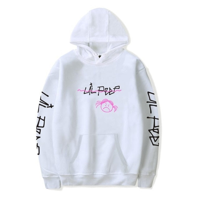 lil peep love hoodie pink