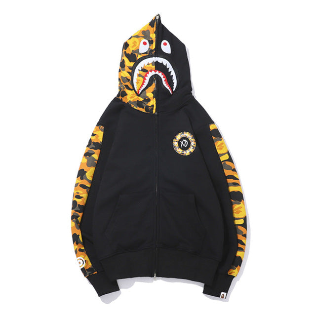 bape shark hoodie