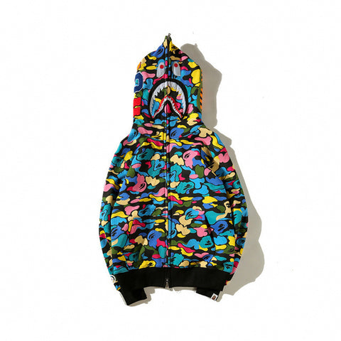 colorful bape hoodie