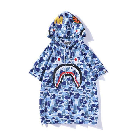 bape hoodie and shorts