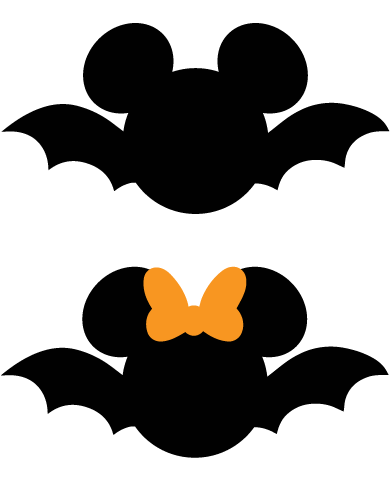 Mickey And Minnie Mouse Bat
