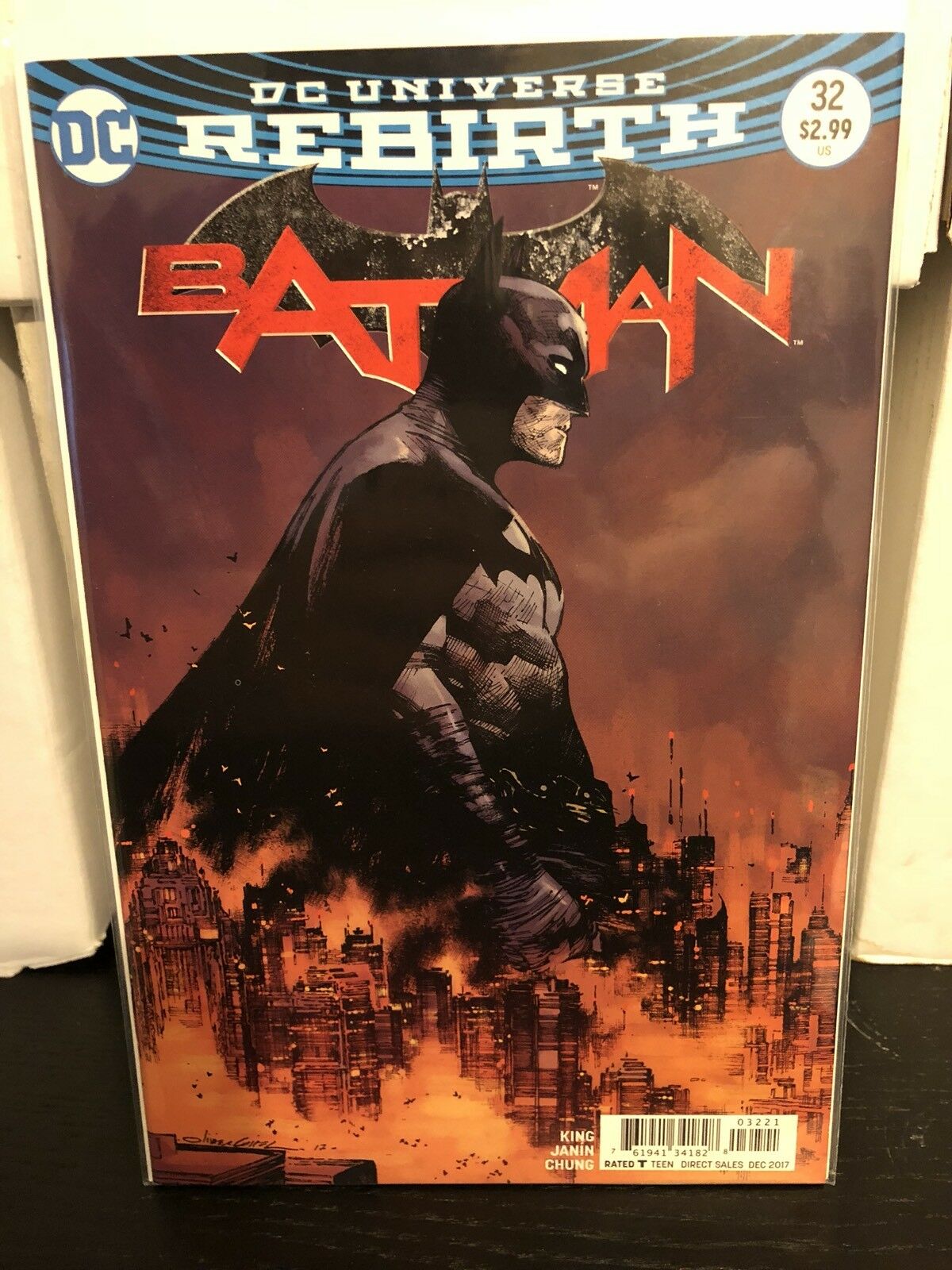 Batman #32 Cover B Olivier Coipel Variant Proposal Answer Rebirth DC C –  Mustang Comics