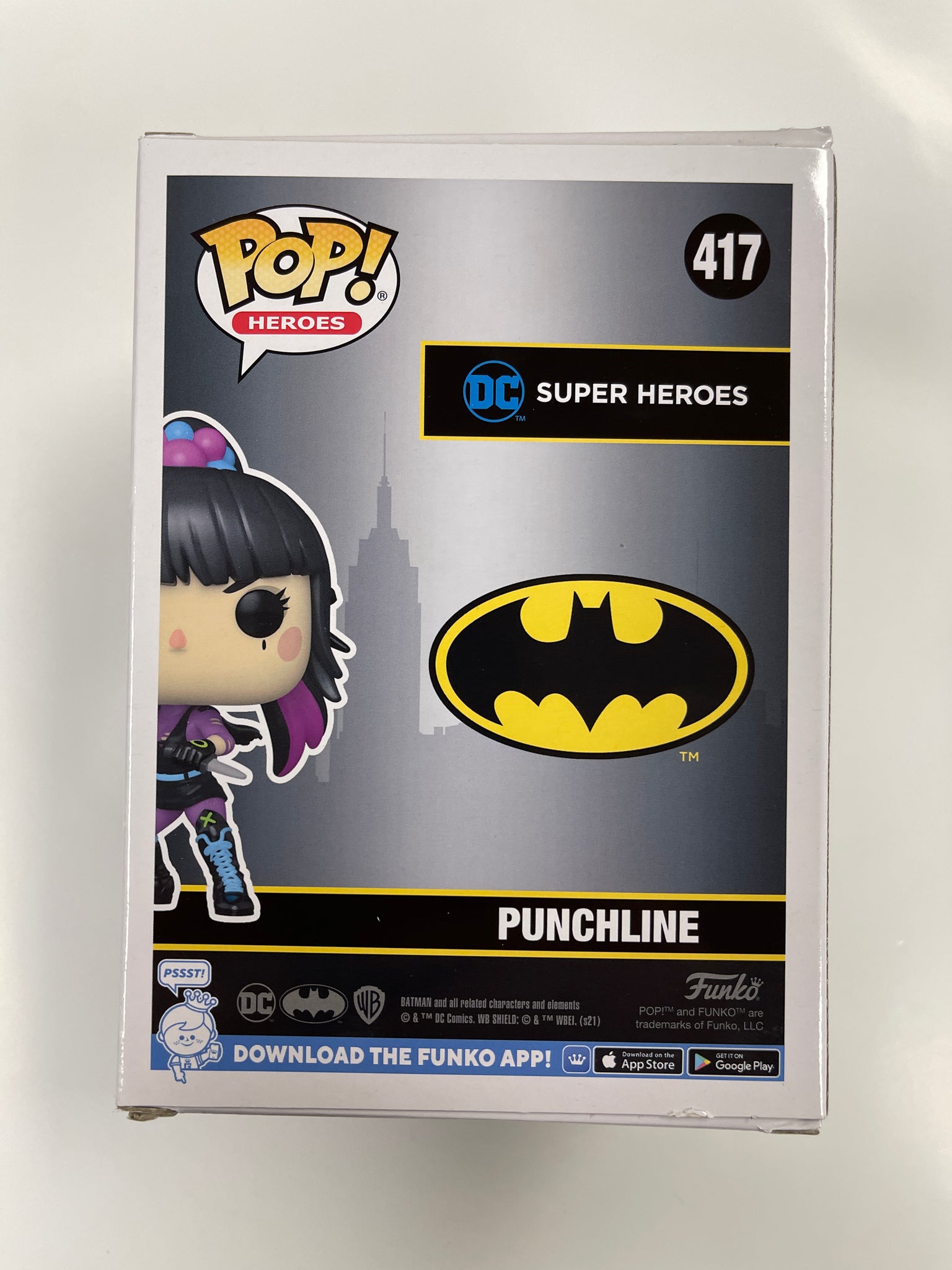 Funko Pop Dc Heroes Punchline 417 Batman Nycc 2021 Fall Con Exclusiv Mustang Comics